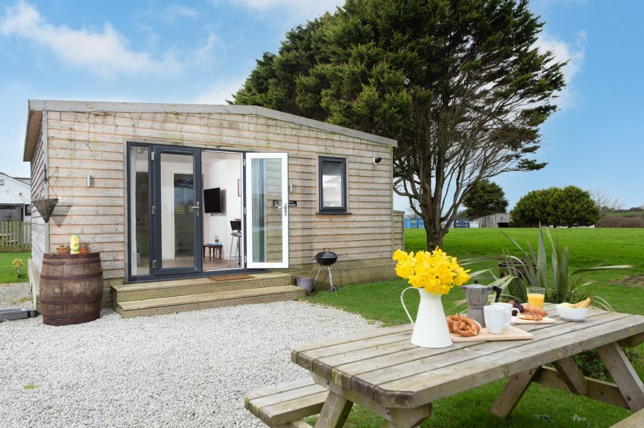 Bushwood-Beautifully Fitted Wooden Lodge Helston Cornwall Exterior photo